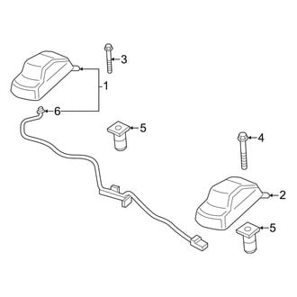 Ford OE - Cab - Roof Lamps (SuperCab)