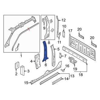 Ford OE - Body A-Pillar Reinforcement Rivet