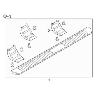 Ford OE - Cab - Running Board (Production, Platform), (Crew Cab)