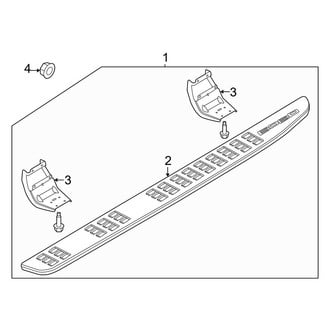 Ford OE - Cab - Running Board (Production, Accent Color), (Crew Cab)