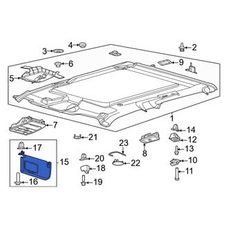 Ford OE - Left Sun Visor