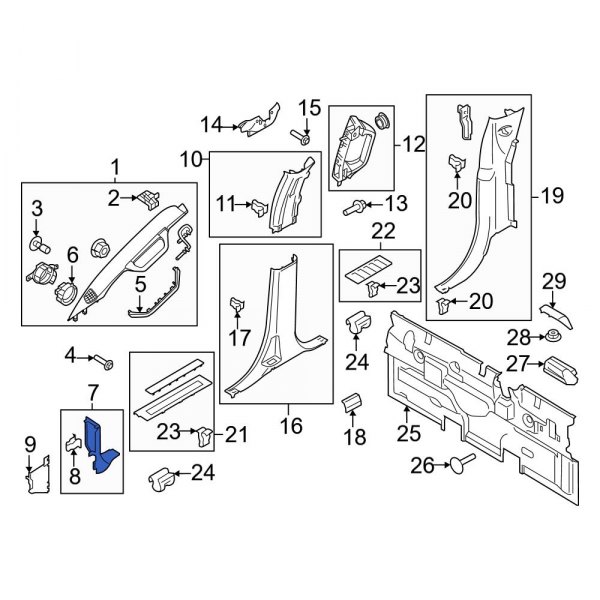 Kick Panel Trim