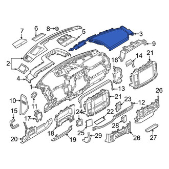 Ford OE - Right Upper Instrument Panel Cover