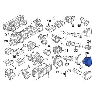 Ford OE - Front 12 Volt Accessory Power Outlet Cover