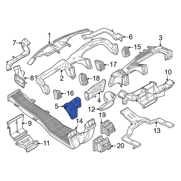 Instrument Panel Air Duct