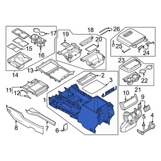 Ford OE - Center Center Console