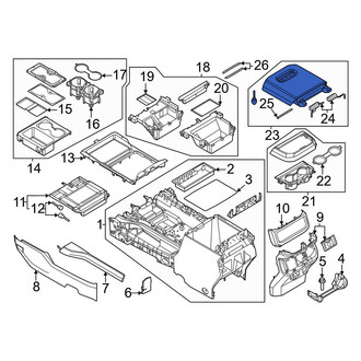 Ford OE - Console Lid