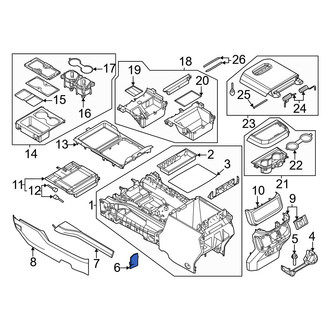Ford OE - Front Left Console Panel