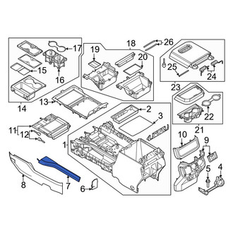 Ford OE - Front Console Trim Panel