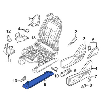 Ford OE - Front Right Outer Seat Track Cover
