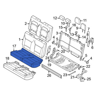 Ford OE - Rear Left Seat Cover