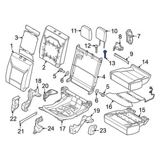 Ford OE - Front Center Left Headrest Guide