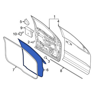 Ford OE - Front Left Outer Door Seal