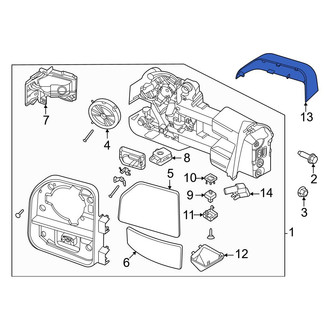 Ford OE - Front Right Lower Door Mirror Cover
