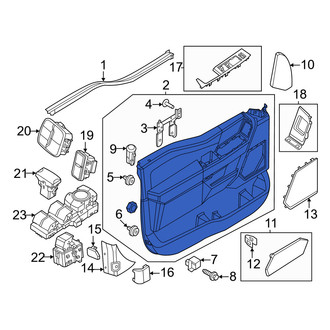 Ford OE - Front Left Inner Door Interior Trim Panel