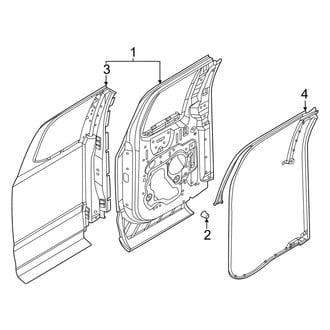 Ford OE - Rear Door - Door & Components (SuperCab)