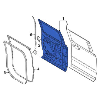 Ford OE - Rear Left Door Shell