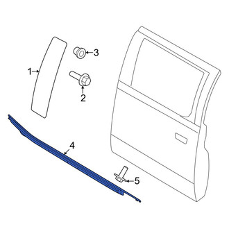 Ford OE - Rear Right Door Belt Molding