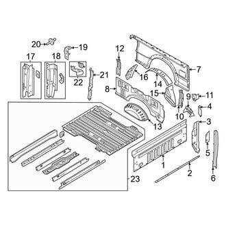 Ford OE - Pick Up Box - Front & Side Panels (Regular Cab / SuperCab / Crew Cab)