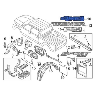 Ford OE - Rear Truck Bed Decal