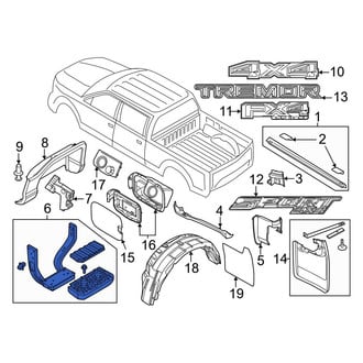 Ford OE - Rear Right Running Board