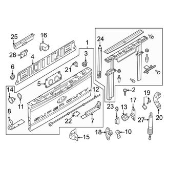Ford OE - Tail Gate (With Flex Step), (Regular Cab / SuperCab / Crew Cab)