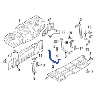 Ford OE - Front Fuel Tank Strap