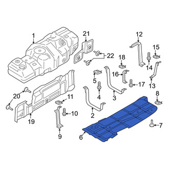 Ford OE - Fuel Tank Skid Plate