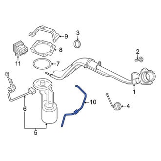 Ford OE - Evaporative Emissions System Lines