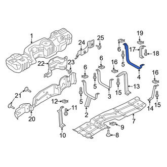 Ford OE - Rear Fuel Tank Strap