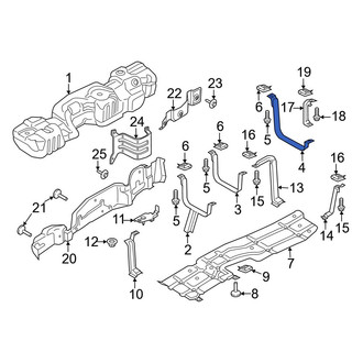 Ford OE - Rear Fuel Tank Strap