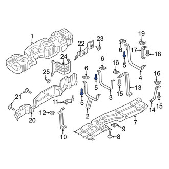Ford OE - Fuel Tank Strap Bolt