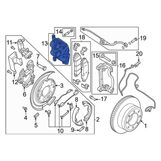 Ford OE - Rear Right Disc Brake Caliper