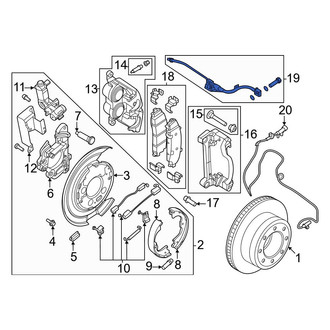 Ford OE - Front Right Brake Hydraulic Hose