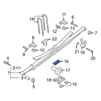 Ford OE - Rear Coil Spring Damper