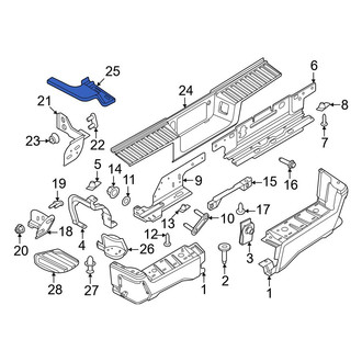 Ford OE - Rear Right Bumper End Cap
