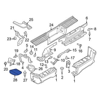 Ford OE - Rear Left Bumper Step Pad