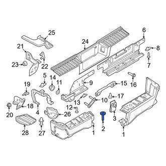 Ford OE - Bumper Face Bar Bolt