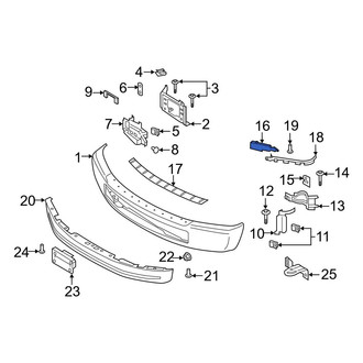 Ford OE - Right Bumper Face Bar Bracket