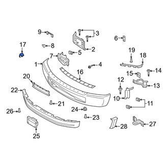 Ford OE - Front Right Inner Bumper Trim