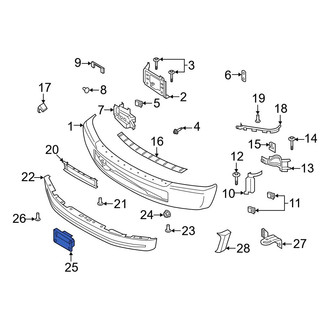 Ford OE - Front License Plate Bracket