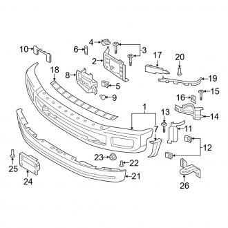 2019 Ford F-450 Oem Bumpers 