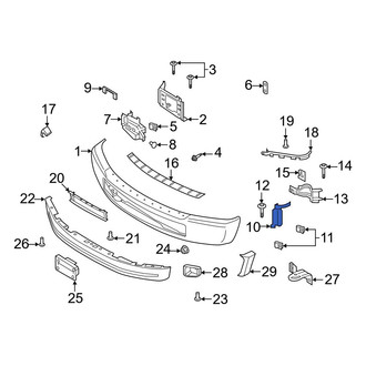 Ford OE - Front Right Outer Bumper Face Bar Bracket