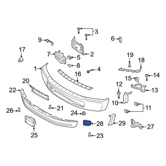 Ford OE - Front Left Fog Light Trim