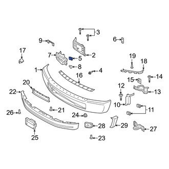 Ford OE - Bumper Face Bar Bolt