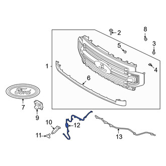 Ford OE - Front Headlight Washer Hose