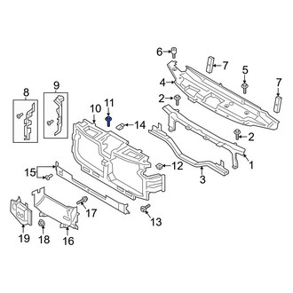 Ford OE - Radiator Shutter Assembly Bolt