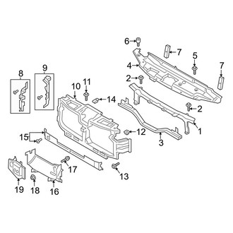Ford OE - Radiator Support (Crew Cab)
