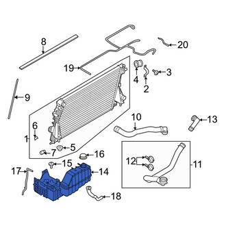 Ford OE - Engine Coolant Reservoir