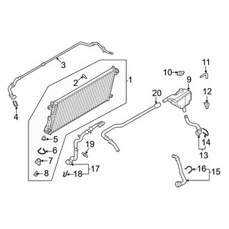 Ford OE - Left Engine Coolant Thermostat Housing Gasket